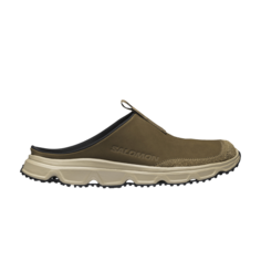 Шлепанцы RX Slide Leather Advanced Salomon, коричневый