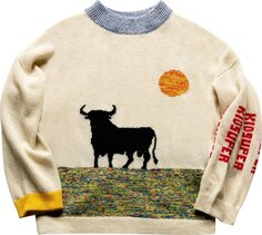 Свитер KidSuper Bull Knit Sweater &apos;Multi-Color&apos;, разноцветный