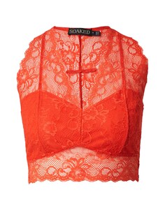 Блузка без бралетта Soaked In Luxury Dolly, оранжево-красный
