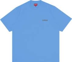 Футболка Supreme Washed Capital Short-Sleeve Top &apos;Blue&apos;, синий