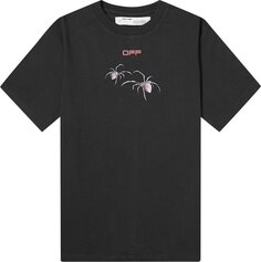 Футболка Off-White Arachno Arrow Short-Sleeve T-Shirt &apos;Black/Bordeau&apos;, черный