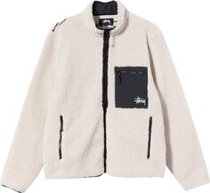 Куртка Stussy Venus Jacquard Sherpa Jacket &apos;Natural&apos;, кремовый