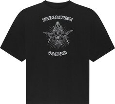 Футболка Balenciaga Gothic XL T-Shirt &apos;Black&apos;, черный