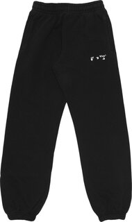 Спортивные брюки Off-White Diag Logo Shorten Sweatpants &apos;Black/White&apos;, черный