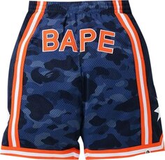 Шорты BAPE Color Camo Wide Basketball Shorts &apos;Navy&apos;, синий