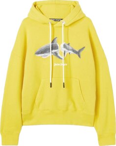 Худи Palm Angels Shark Hoodie &apos;Yellow/Grey&apos;, желтый