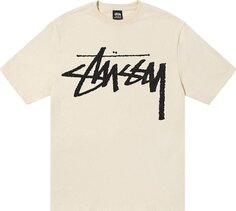 Футболка Stussy Big Stock Tee &apos;Putty&apos;, кремовый