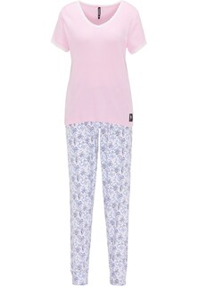 Пижама Bruno Banani Mason, розовый/белый