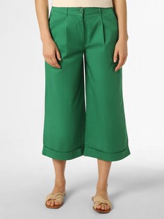 Расклешенные брюки со складками спереди Marie Lund, зеленый