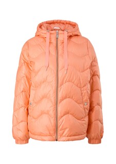 Зимняя куртка Comma, пастельно-оранжевый