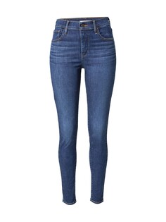 Узкие джинсы LEVIS 720 HIRISE SUPER SKINNY DARK INDIGO - WORN IN, темно-синий