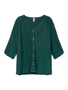Блузка Sheego, темно-зеленый