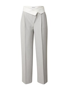 Свободные плиссированные брюки Edited Martine, серый