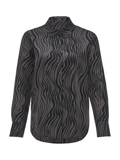 Блузка Opus Falkine, серый/темно-серый