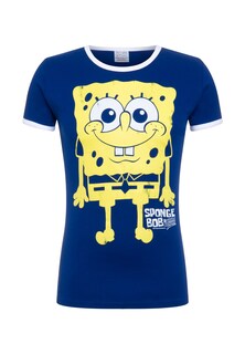 Рубашка Logoshirt Spongebob Schwammkopf, синий