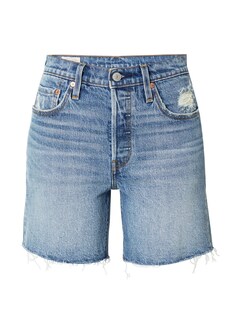 Обычные джинсы LEVIS 501 MID THIGH SHORT MED INDIGO - WORN I, синий