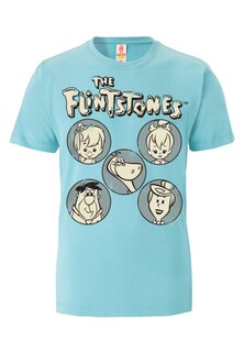 Рубашка Logoshirt The Flintstones, синий/смешанные цвета