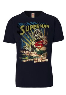 Рубашка Logoshirt Superman - The Last Hope, черный