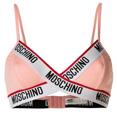 Треугольный бюстгальтер Moschino, светло-розовый