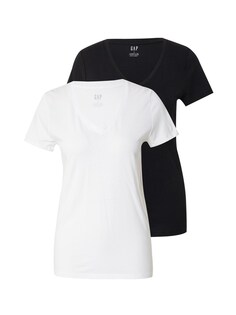 Рубашка Gap, черно-белый