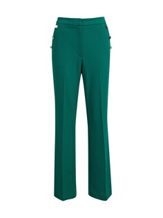 Широкие брюки со складками Orsay, зеленый