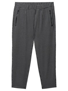 Узкие брюки со складками спереди Sheego, серый/черный