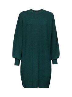 Вязанное платье Esprit, зеленый