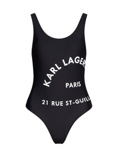 Купальник Karl Lagerfeld, черный