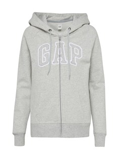 Толстовка на молнии Gap, пестрый серый