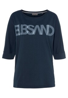 Рубашка Elbsand, светло-голубой/темно-синий
