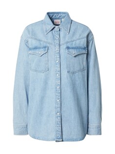 Блузка LEVIS DORSEY XL WESTERN LIGHT INDIGO - WORN IN, синий