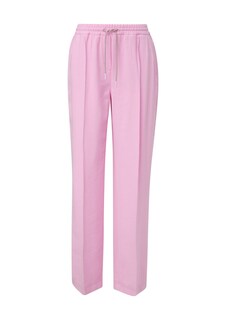 Широкие брюки со складками Comma Casual Identity, розовый