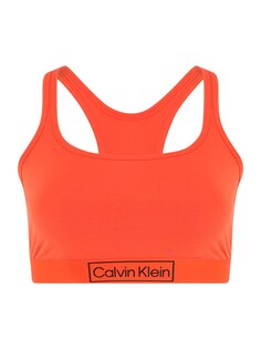 Бюстгальтер без косточек Calvin Klein, оранжево-красный