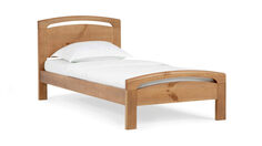 Кровать из массива сосны Regina Extra, размер 90х200, цвет светлый орех Аскона
