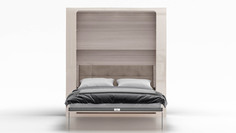 Шкаф-кровать Wall Bed Space Solutions Ice, цвет Ясень Аскона