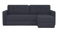 Угловой диван Loko Pro с широкими подлокотниками, с матрасом средней жесткости Аскона