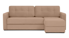 Угловой диван Loko Pro с широкими подлокотниками, с матрасом комбинированной жесткости Аскона