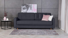 Прямой диван Amani-W с широкими подлокотниками Аскона