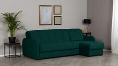 Угловой диван Domo Pro с мягкими подлокотниками, стежка квадрат Аскона