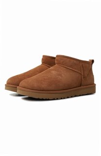 Замшевые полусапоги Classic Ultra Mini UGG