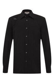 Хлопковая рубашка Alexander McQueen