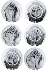 Набор из 6-ти тарелок Je Ne Suis Pas Dans Mon Assiette Bernardaud