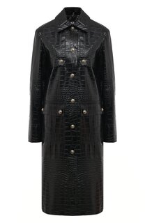 Пальто из экокожи Versace Jeans Couture