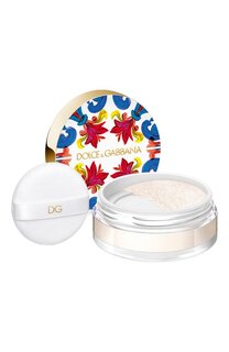 Рассыпчатая фиксирующая пудра Solar Glow, оттенок Crystal 1 (10g) Dolce & Gabbana