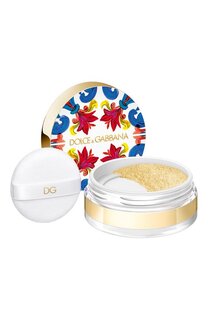 Рассыпчатая фиксирующая пудра Solar Glow, оттенок Honey 3 (10g) Dolce & Gabbana