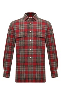 Хлопковая рубашка Kiton