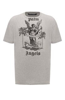 Хлопковая футболка Palm Angels