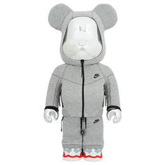 Фигура Bearbrick Medicom Toy Nike Tech Fleece N98 1000%