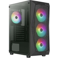 Корпус Aerocool MidiTower FALCON-G-BK-v2 black (4711099472338) (без блока питания)