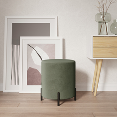 Пуф на ножках Феликс Лазурит